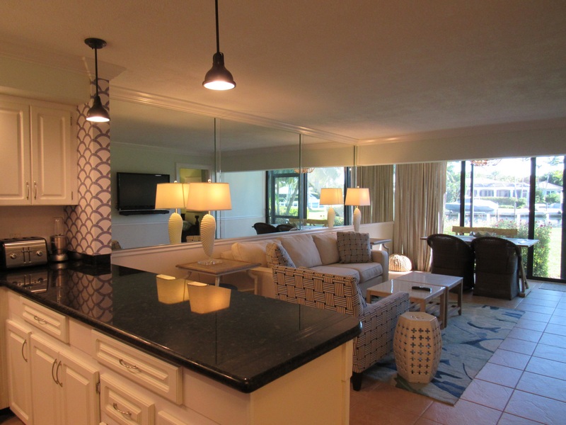 Kitchen and Living room